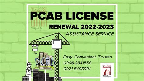 pcab license verification|pcab renewal 2023.